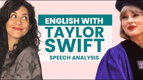 She was part of a program called YouTube Presents, wh. . Taylor swift speech analysis